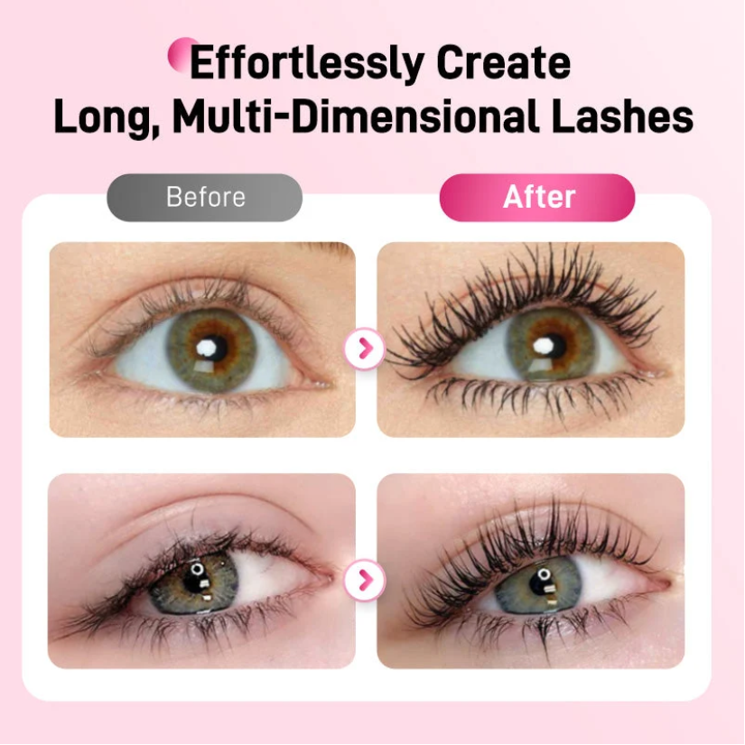 💕50% OFF 💕Double-Ended Waterproof Lengthening & Curling Mascara