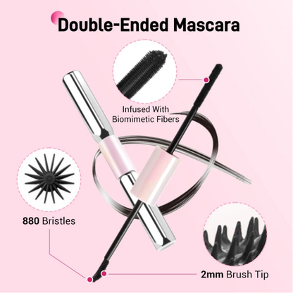 💕50% OFF 💕Double-Ended Waterproof Lengthening & Curling Mascara